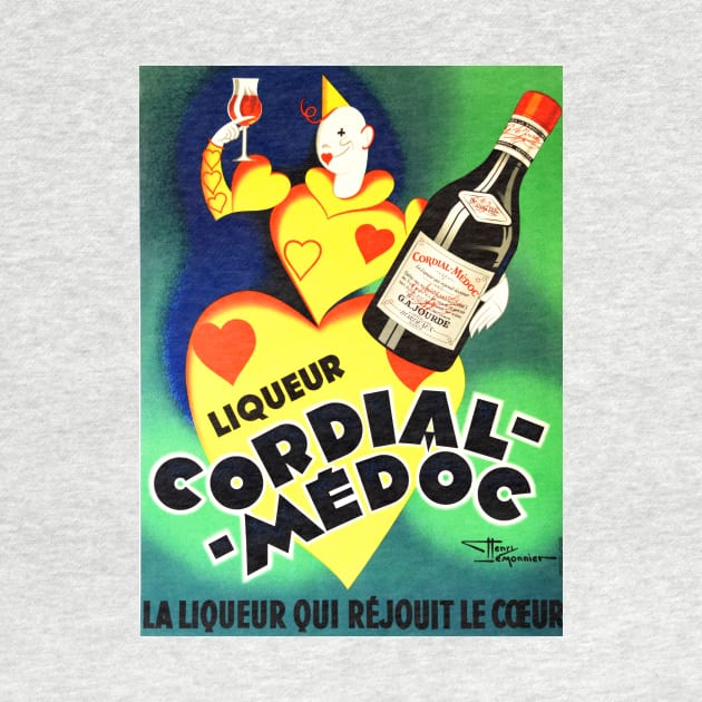 CORDIAL MEDOC LIQUEUR Aperitif Alcoholic Beverage Advertisement Vintage French by vintageposters